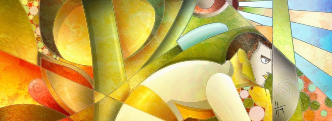 Cubist style artwork by Hakki Fenerci